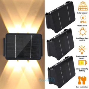NEW Lamparas LED Solar Luces Solares Para Exteriores Inalambricas Luz De Pared - Picture 1 of 37