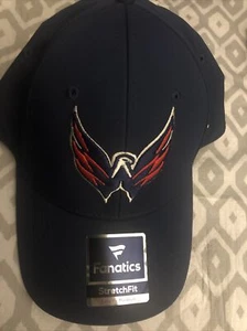 Washington Capitals authentische MÜTZE HOCKEY Fanatiker Stretch Fit FLEXMÜTZE marineblau S/M - Bild 1 von 8
