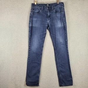Paige Federal Jeans Men’s 32x33 Dark Wash Straight Leg Stretch Denim - Picture 1 of 10