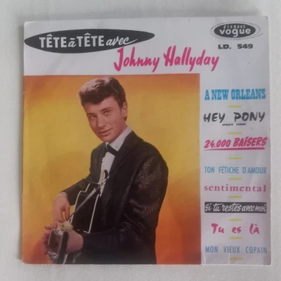 33 TOURS / LP  / 25 CM /  JOHNNY HALLYDAY / ROCK / POP / ROCK & ROLL - Photo 1/4