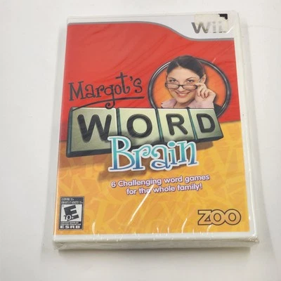 Wii Margot's Word Brain 6 Challenging Word Games Nintendo Complete w Manual 2008 - Image 1 of 4