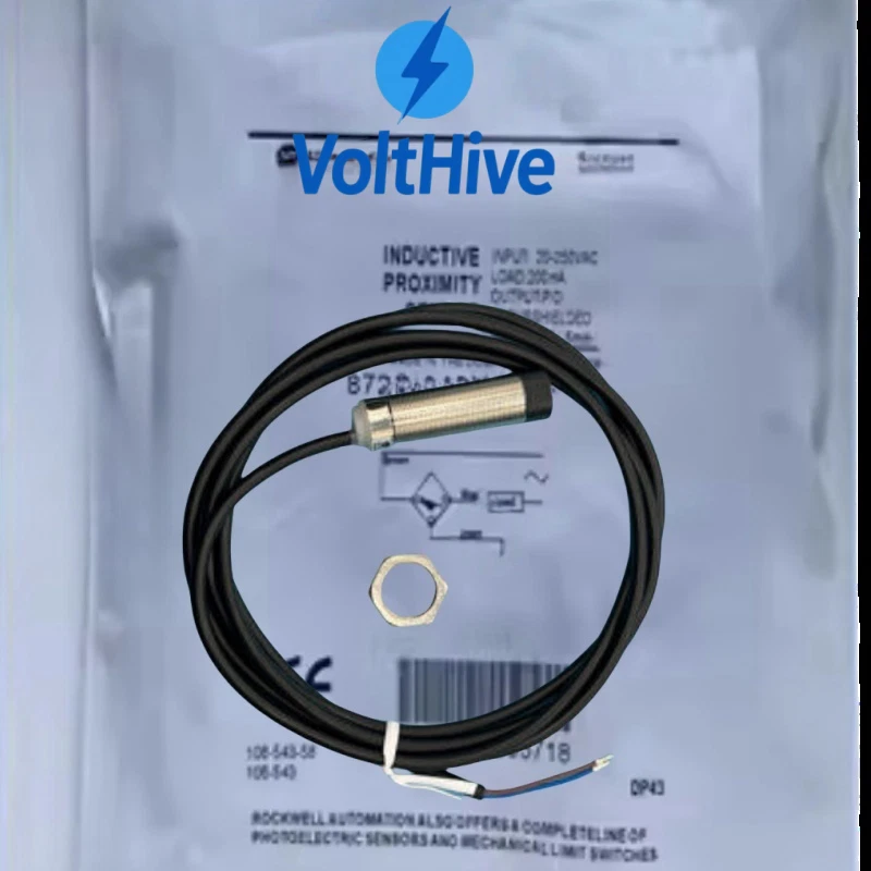 1PCS New Allen Bradley 872C-A10N18-A2 Proximity Switch Sensor 10mm 20-250V AC - Image 1 of 2