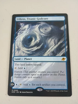 MTG Uthros, Titanic Godcore Edge of Eternities Regular Near Mint 0260 - Image 1 of 2