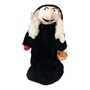 The Evil Queen - Witch - Snow White Plush Villain Homemade OOAK  16"     Vintage - Picture 1 of 19