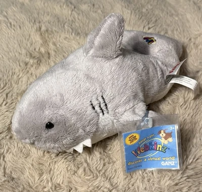 Ganz Webkinz Plush Shark HM382 Stuffed Animal New With Sealed Code - image 1 of 4