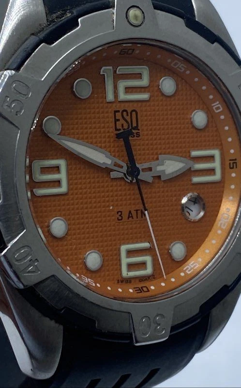 ESQ by Movado Swiss 23.1.14.5526 All Steel / Rubber 42mm Men's Watch - Image 1 of 4