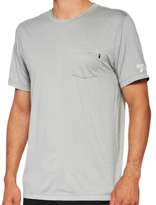 100% Mission Athletic Mens Short Sleeve T-Shirt Gray - Image 1 of 2