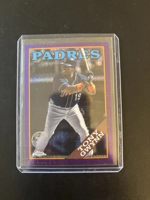 2023 Topps 银包 Tony Gwynn T88C-83 紫色 Mojo /75 — 第 1/2 张图片