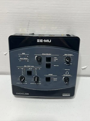 E-MU 0404 4-Channel USB 2.0 Audio MIDI Creative Professional Recording Interface - Image 1 of 4