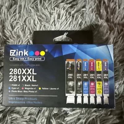 E-z Ink TM Black and Color Replacement Ink Cartridge for Canon  PGI-280... - Image 1 of 4