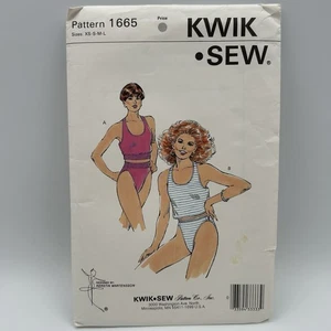 Kwik Schnittmuster 1665 hoch geschnittenes Höschen Tank Top Gr. XS-S-M-L 1980’s - Bild 1 von 6