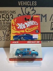 Classics Series 1 Hot Wheels #4 1956 Ford F-100 Aqua - Bild 1 von 7