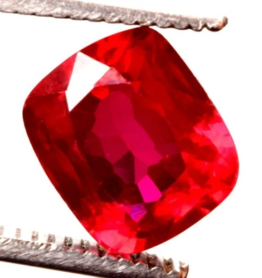 10.80 Cts. Natural Mozambique Red Ruby Cushion Shape Certified Gemstone - Image 1 of 4