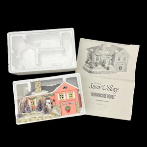 Department 56 Snow Village Morningside House 1990 with Light OVP 5152-7 - Bild 1 von 3