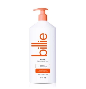 Billie Glow Brightening Women's Body Lotion, Citrus Woods Scent W/ Vitamin C - Picture 1 of 4