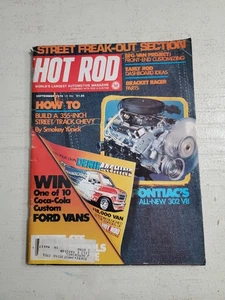 HOT ROD Magazine September 1976 Pontiac 302 V8 Smokey Yunick 355 Inch Chevy - Picture 1 of 6