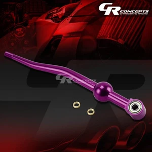 PALANCA DE CAMBIOS DE TIRO CORTO BILLET ALUMINIO MT DOBLE CURVA PARA SOL CÍVICO/INTEGRA PÚRPURA - Imagen 1 de 4