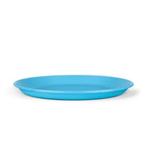 Teller flach Ø 20 cm Kunststoff Polypropylen Camping Picknick Geschirr PP blau - Bild 1 von 1