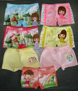 LOT 7pc GIRLS Disney Princess CUTE Shorts Boyshorts Brief Panties Underwear NWOT - Picture 1 of 6