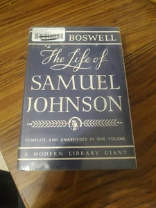 Modern Library Giant G2 Life of Samuel Johnson by James Boswell Unbridged ED - Imagen 1 de 5