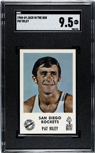 1968 Jack In The Box Pat Riley San Diego Rockets Rookie XRC SGC 9.5 - Picture 1 of 2