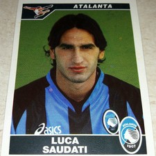 PANINI FOOTBALLERS FIGURE 2004/05 ATALANTA SAUDATI N°22 ALBUM 2005