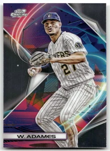 2022 Topps Chrome Cosmic #131 Willy Adames Milwaukee Brewers - Picture 1 of 2