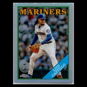 2023 Topps: Chrome - #88BC-13 Luis Castillo 1988 - Seattle Mariners - Picture 1 of 2