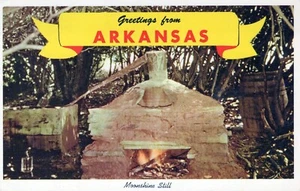 Postal fija de saludos de Arkansas Moonshine - Imagen 1 de 2