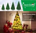 Christmas Tree With Lights 4/5/6/7ft Deluxe With USB LED Remote and Stand XMAS