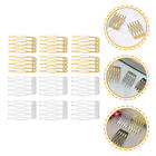  100 Pcs Plating Wig Cap Accessories Bride Women Clips French Hair Comb