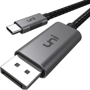 6 FT uni USB-C to DisplayPort Cable for Home Office (4K@60Hz, 2K@165Hz), Sturdy - Picture 1 of 8