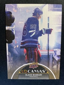 21-22 UD Extended Series Hockey Canvas C359 Blake Wheeler - Picture 1 of 2
