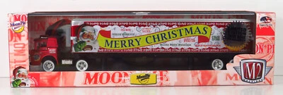 M2 Machines Xmas Christmas Moon Pie Auto Haulers 1960 Ford C-600 1949 Studebaker - Image 1 of 4