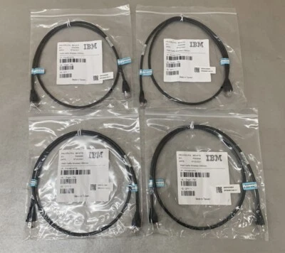 (Lote de 4) Cable Ethernet IBM 86Y4770 Cat5e blindado 1 GbE 1050 mm (41" ea) Foto 1 de 4
