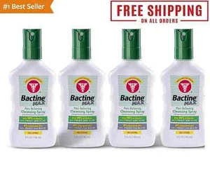 Bactine Max Pain Relieving Cleansing Spray 5 Ounces Pack of 4 - Picture 1 of 13
