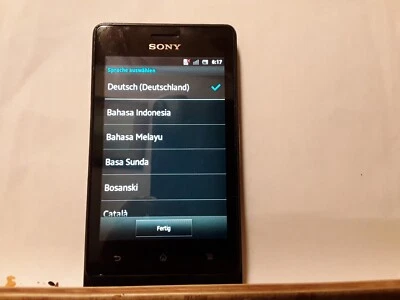 Handy Sony Xperia ST27i schwarz  (Ohne Simlock) Smartphone - Bild 1 von 2