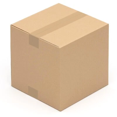 + Menge wählen + Faltkartons 250 x 250 x 250 - Kartons braun 1 wellig - Bild 1 von 4