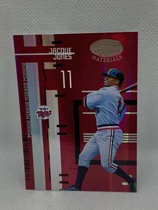 2005 Leaf Certified Materials Mirror Red /100 Jacque Jones #157 - Picture 1 of 2