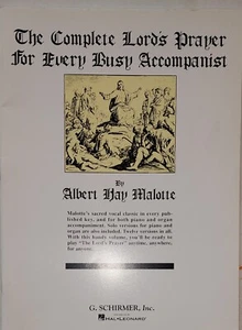 The Complete Lord's Prayer Vocal Piano Organ Intermediate Sheet Music Book - Picture 1 of 2