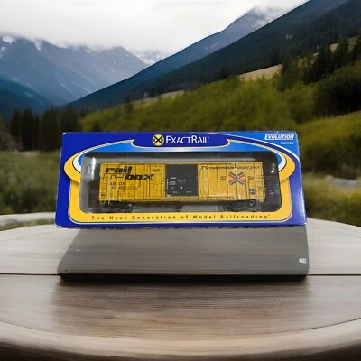 1:87 ExactRail FMC 5277 Combo Door Box Car ABOX 50413 - Image 1 of 3