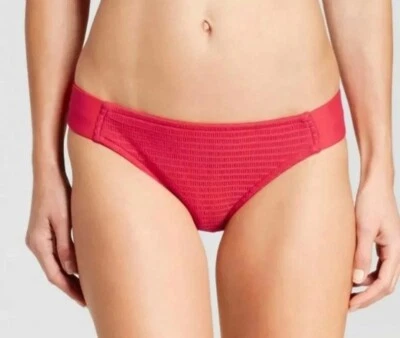 Mossimo Women's Melonade Red BIkini Bottom Size S, NWT Fres Ship Cheeky - Image 1 of 3
