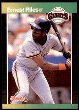 1989 Donruss Ernest Riles A Baseball Cards #625