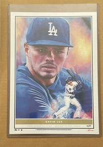 2020 Topps Game Within The Game 10x14 Fine Art Print #8 - Gavin Lux #75/99