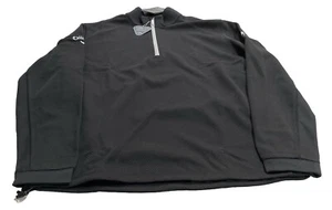 Callaway Men’s Black & Grey 1/4 Zip Golf Pullover Large - Picture 1 of 3