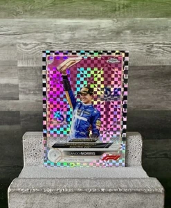 2022 Topps Chrome Formula 1 LANDO NORRIS #181 Purple Checker Flag - NM++đ - Photo 1 sur 2
