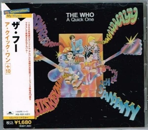 The Who "A Quick One" Japan CD w/OBI UICY-6515 - Picture 1 of 1