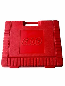 Vintage Lego rot Tragetasche Kunststoffbox Koffer 1985 voll Lego Teile! - Bild 1 von 5