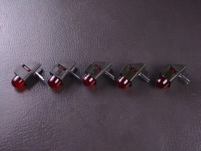 Lot of 5 HLMP-5030 Hewlett Packard Red LED T-1 3/4 5mm Right Angle LED TH NOS - Image 1 of 2