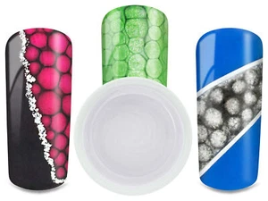 UV Effekt Gel Magic Booster clear Snake Nail Art Design Bubble Batik Farb Style - Bild 1 von 3